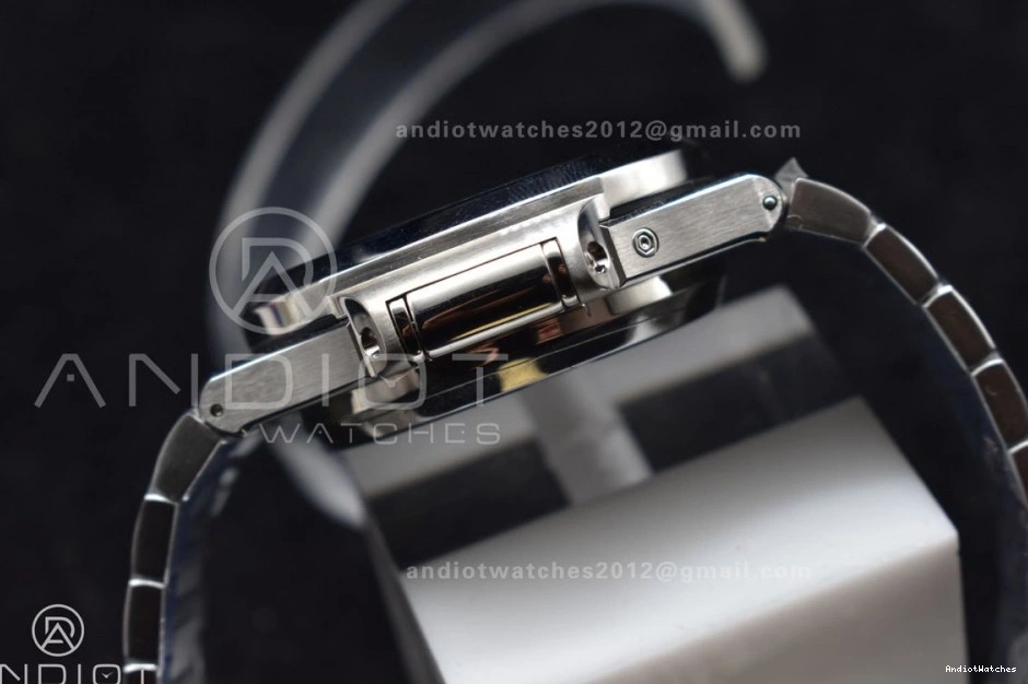 Mod Stk PPF Date Nautilus SS SS A7750 435 Wht Chrono 5980 Cozy 0325